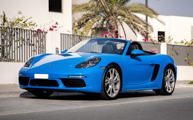 PORSCHE 718 BOXTER BLUE - image 1