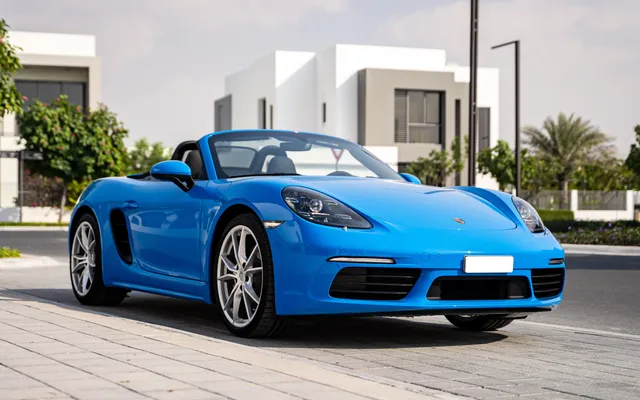 PORSCHE 718 BOXTER BLUE - image 4