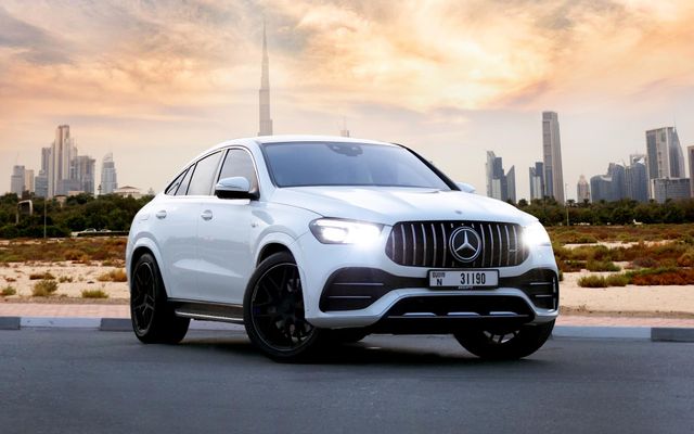 Mercedes Benz GLE 53 Coupe White – Picture 1