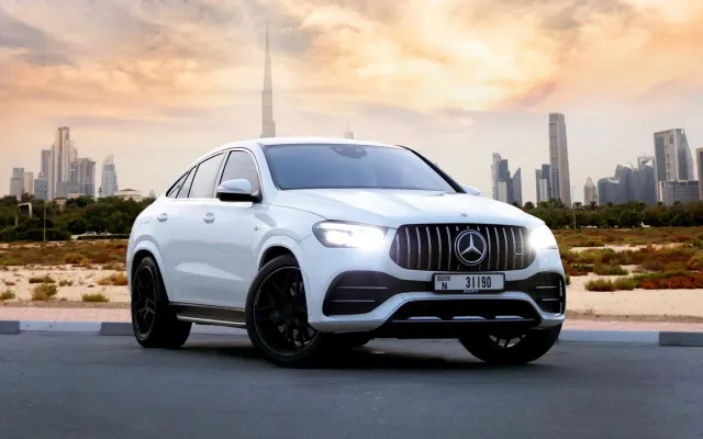 Mercedes Benz GLE 53 Coupe White - image 1