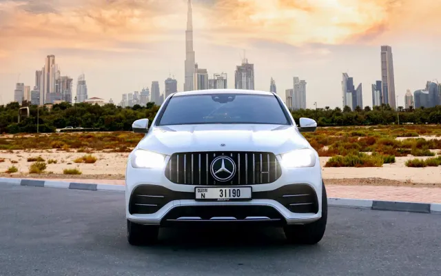 Mercedes Benz GLE 53 Coupe White - image 3