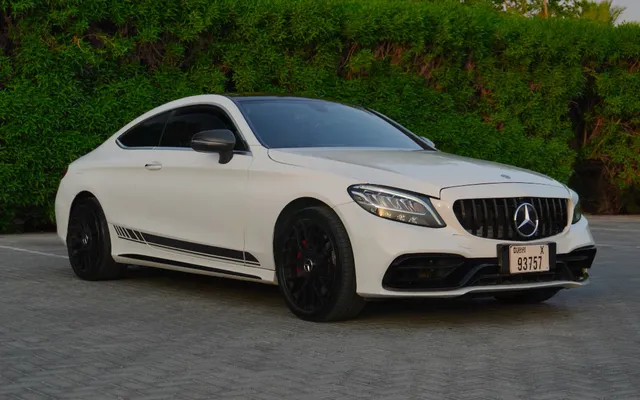 Mercedes C300 Coupe with complete C63 bodykit - image 3