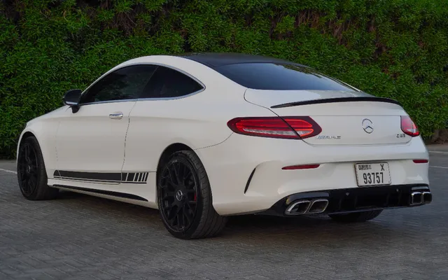 Mercedes C300 Coupe with complete C63 bodykit - image 4