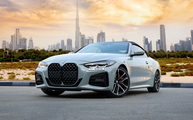 BMW 420 Gray Convertible - image 1