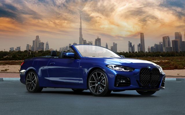 BMW 420 Blue Convertible - image 1