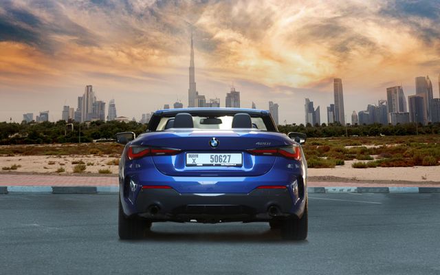 BMW 420 Blue Convertible - image 4