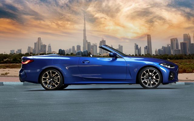 BMW 420 Blue Convertible - image 2