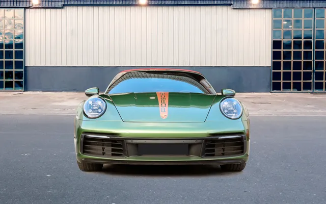 Porsche 911 S Convertible Green - image 3