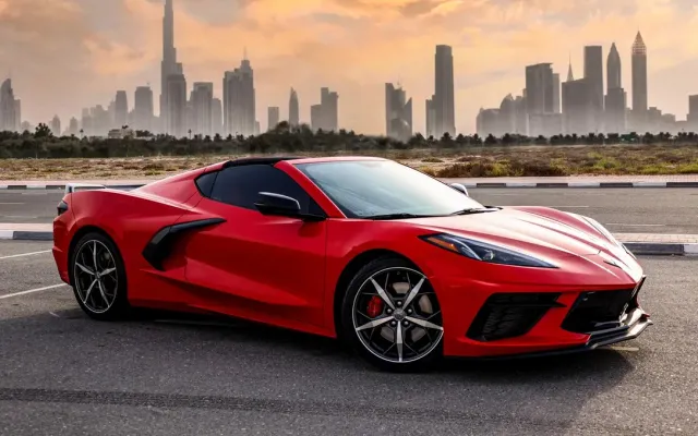 Chevrolet Corvette Convertible Red - image 1
