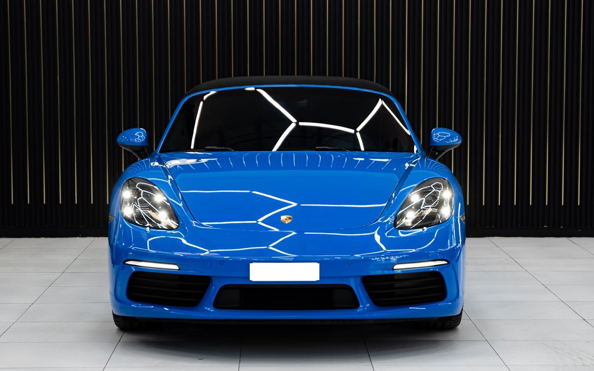 PORSCHE 718 BOXTER BLUE - image 8