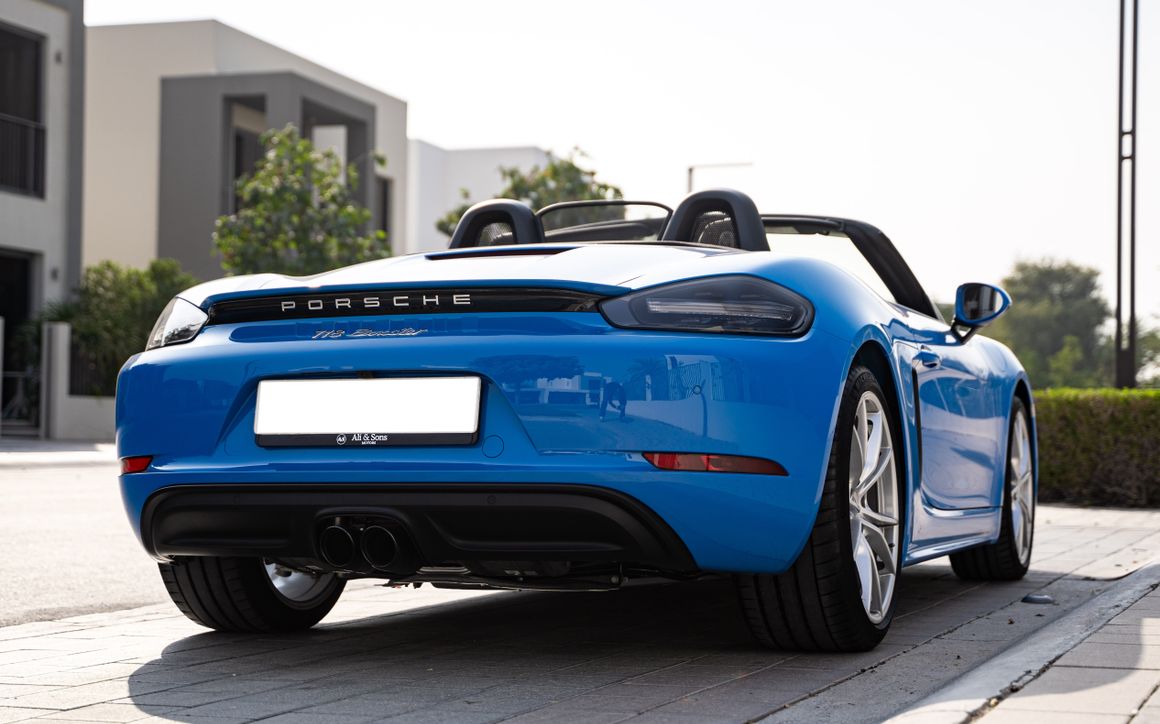PORSCHE 718 BOXTER BLUE - image 6
