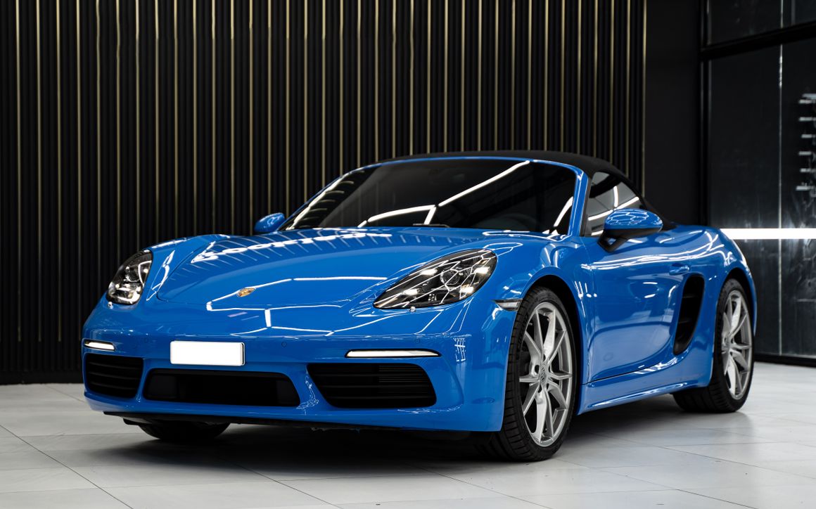 PORSCHE 718 BOXTER BLUE - image 7