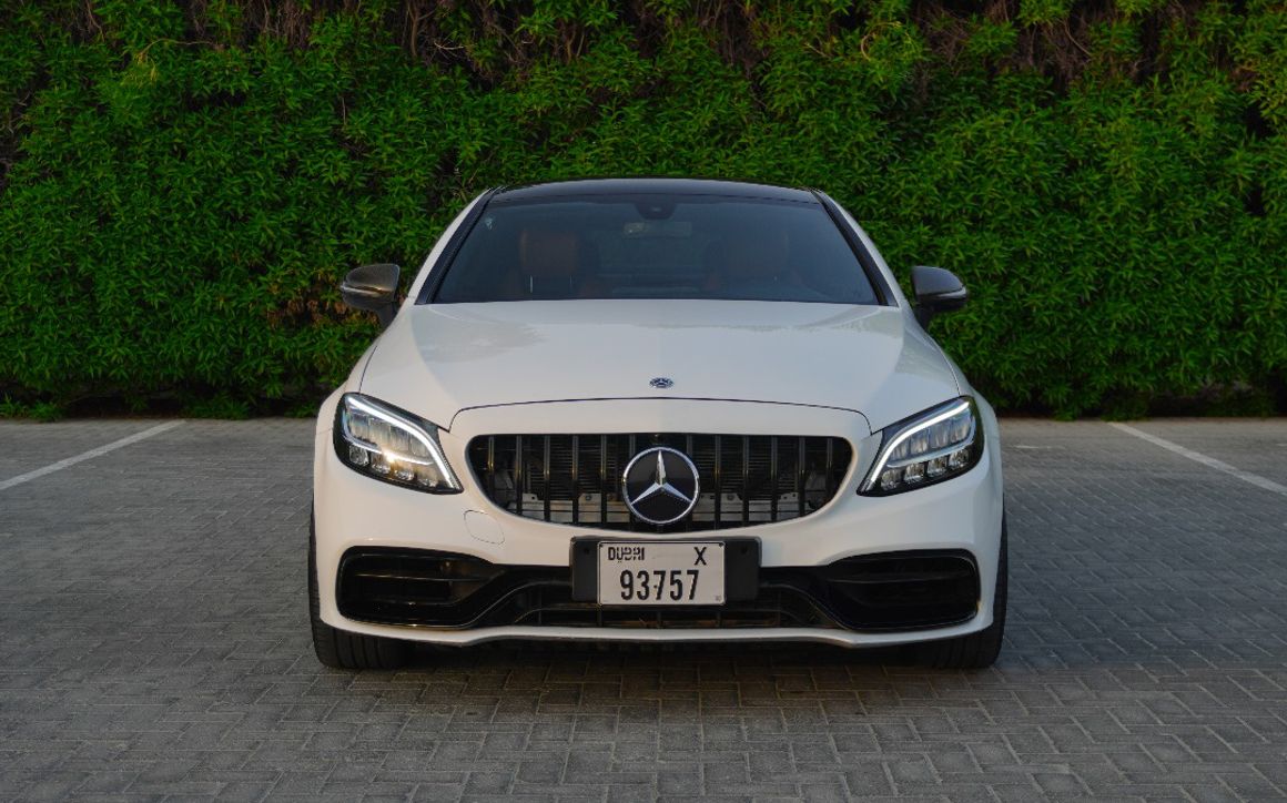 Mercedes C300 Coupe with complete C63 bodykit - image 2