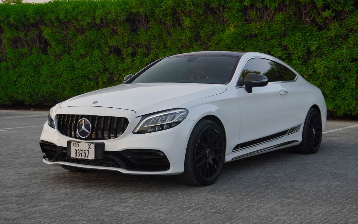 Mercedes C300 Coupe with complete C63 bodykit - image 1