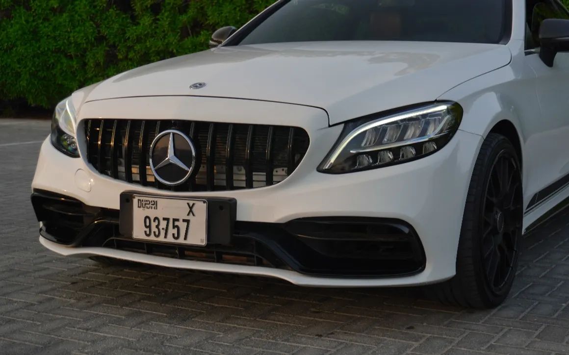 Mercedes C300 Coupe with complete C63 bodykit - image 7