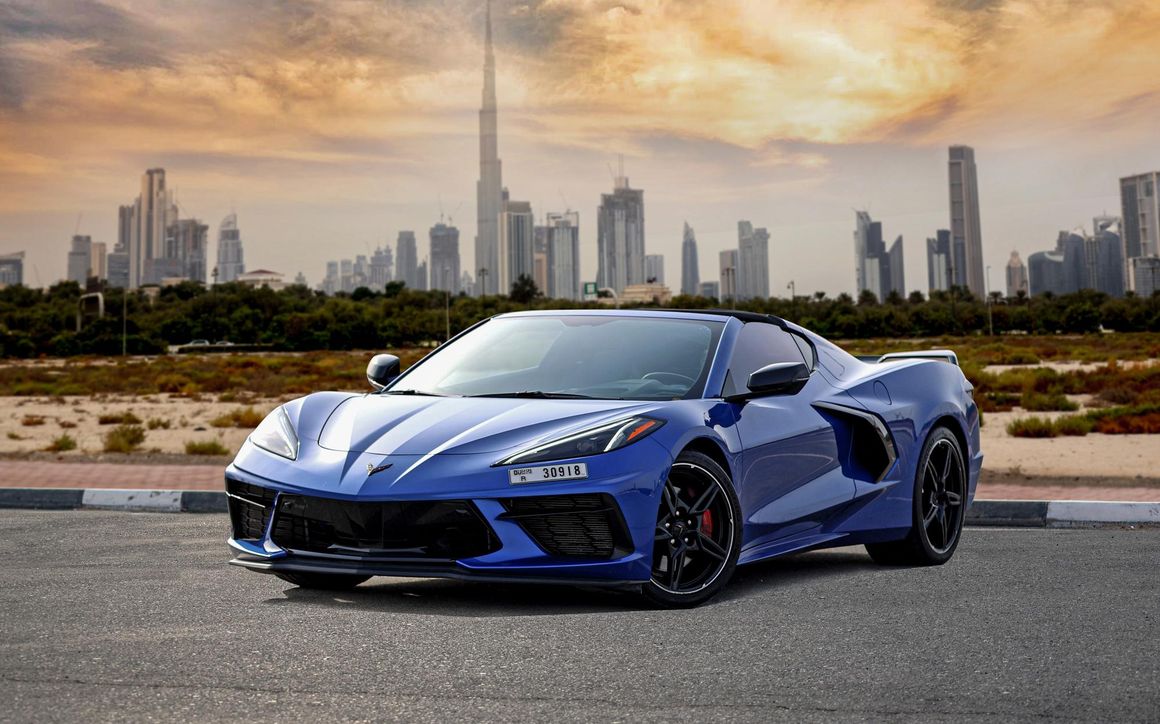 Chevrolet Corvette Convertible Blue - image 1