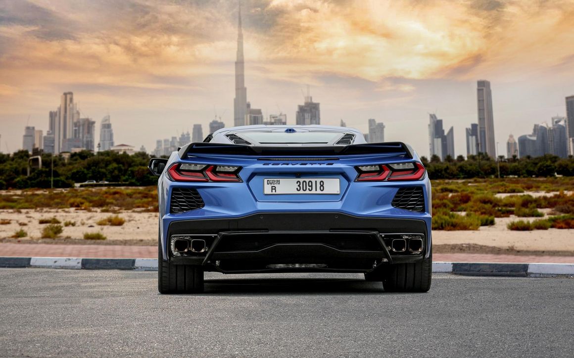 Chevrolet Corvette Convertible Blue - image 8