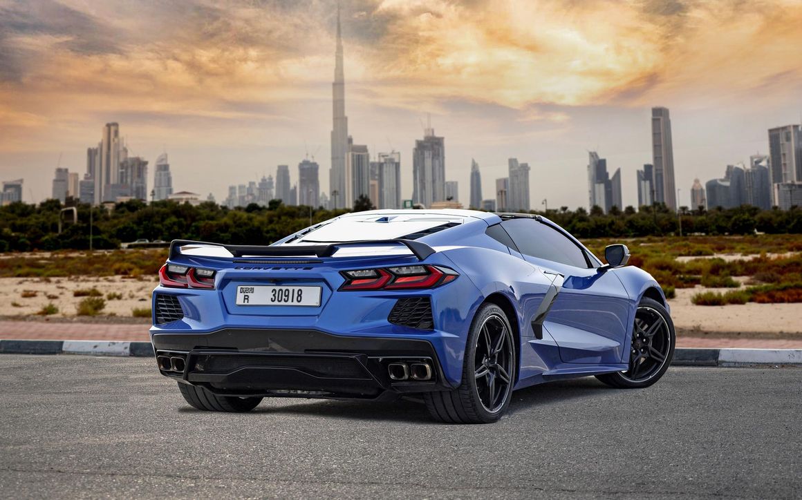 Chevrolet Corvette Convertible Blue - image 9